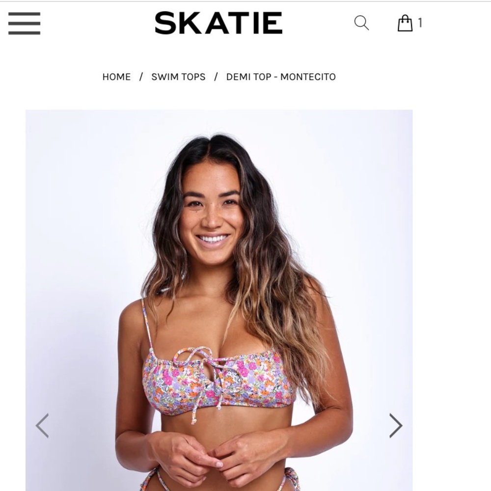 NWT Skatie Demi Top - Montecito